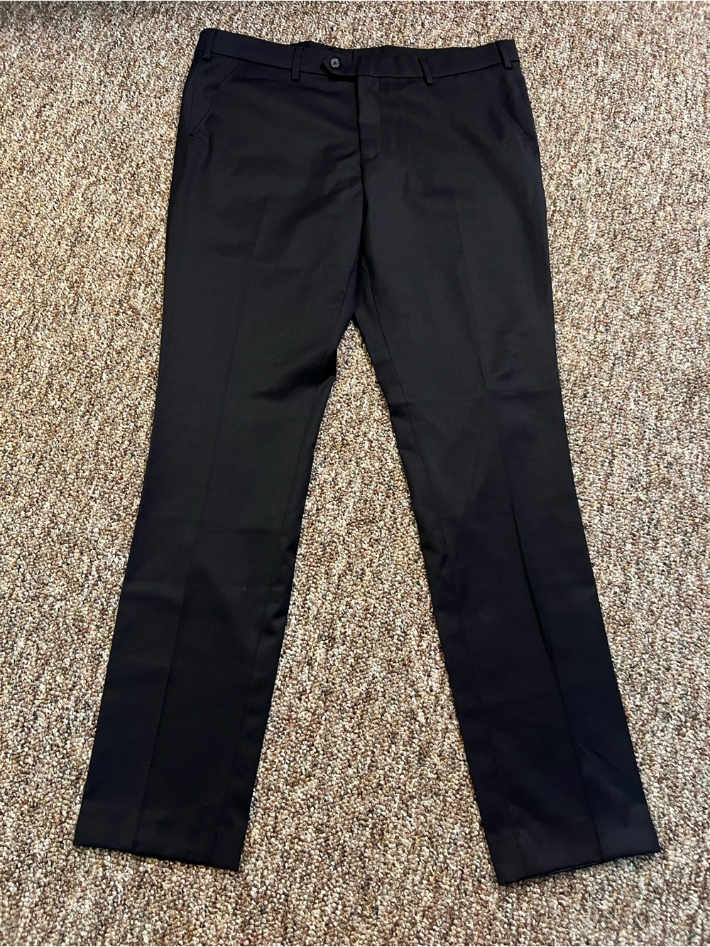 Greiff Herren Men’s Chino Business Casual Navy Regular Fit Pants 38x33 New